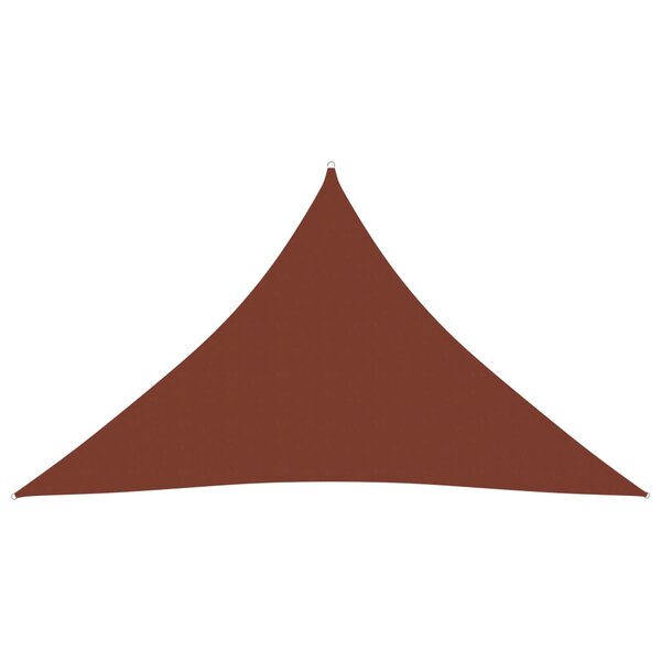 vidaXL Voile de parasol tissu oxford triangulaire 4x4x5 8m terre cuite