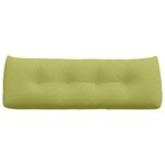 vidaXL Coussin de Dos Vert clair 140 x 24 x 50 cm tissu