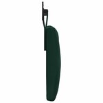 vidaXL Tête de lit suspendue Avec lumière LED Vert foncé Velours