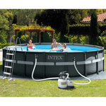 Intex Piscine à cadre avec pompe à sable Ultra XTR 549x132 cm