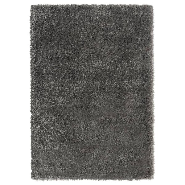 vidaXL Tapis shaggy à poils hauts Anthracite 160x230 cm 50 mm