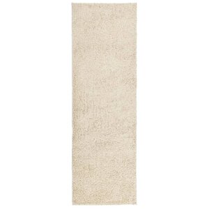 vidaXL Tapis shaggy PAMPLONA poils longs moderne doré 80x250 cm