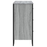 vidaXL Commode sonoma gris 91x35 5x74 5 cm bois d'ingénierie