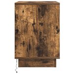 vidaXL Cabinet de chevet Chêne fumé 50 x 34 5 x 50 cm.