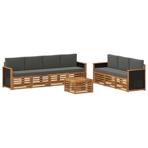vidaXL Ensembles de canapés 8 pc Bois d'Acacia Massif