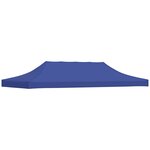 vidaXL Toit de tente de réception 3 x 6 m Bleu