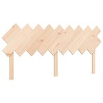 vidaXL Cadre de lit sans matelas 160x200 cm bois massif