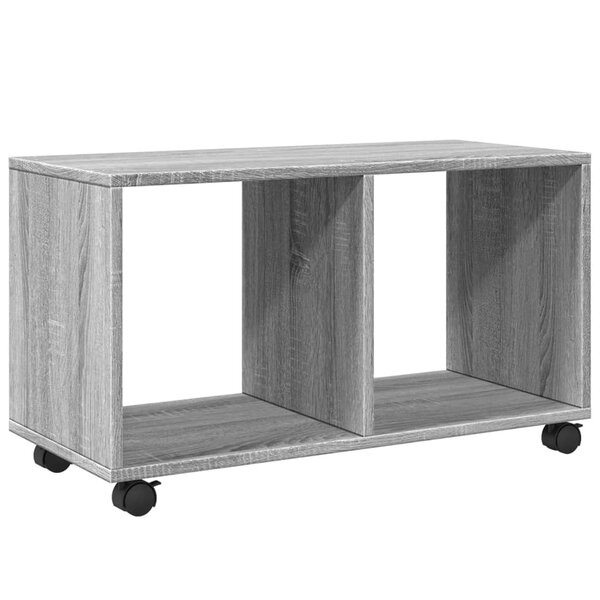 vidaXL Armoire roulante sonoma gris 72x33x42 5 cm bois d'ingénierie