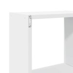 vidaXL Armoire murale 78x18x71 cm blanc bois d'ingénierie