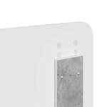 vidaXL Tête de lit Gris béton 135 cm Bois d'ingénierie