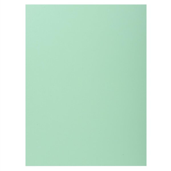 Paquet 100 chemises 1 rabat SUPER 160 - 24x32cm - Vert clair x 5 EXACOMPTA