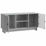 vidaXL Meuble TV 102 x 34 5 x 50 cm Sonoma gris Bois d'ingénierie