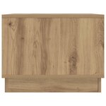 vidaXL Table basse Chêne artisanal 90 x 50 x 37 cm Bois d'ingénierie