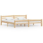 vidaXL Cadre de lit sans matelas bois massif de pin 200x200 cm