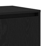 vidaXL Buffet chêne noir Chêne noir Bois 120 x 41 x 75 cm