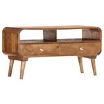 vidaXL Meuble TV 90x35x47 cm Bois massif de manguier
