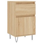 vidaXL Buffets 2 Pièces chêne sonoma 40x35x70 cm bois d'ingénierie