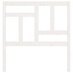 vidaXL Tête de lit Blanc 95 5x4x100 cm Bois massif de pin