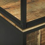 vidaXL Buffet 70x35x180 cm Bois de Mangue Résistant