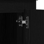 vidaXL Buffet Black Oak 36x35 5x103 5 cm en Bois d'ingénierie