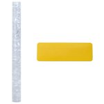 vidaXL Films pour fenêtre 4 Pièces dépoli motif de fleur PVC