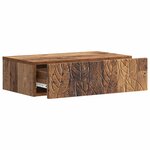 vidaXL Table d'appoint murale 59 x 34 5 x 17 cm Bois d'ingénierie