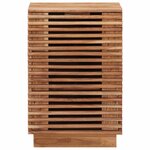 vidaXL Table de chevet faite main Marron Teck 40 x 30 x 60 cm
