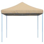 vidaXL Tente de fête 292 x 292 x 315 cm Beige Tissu Oxford