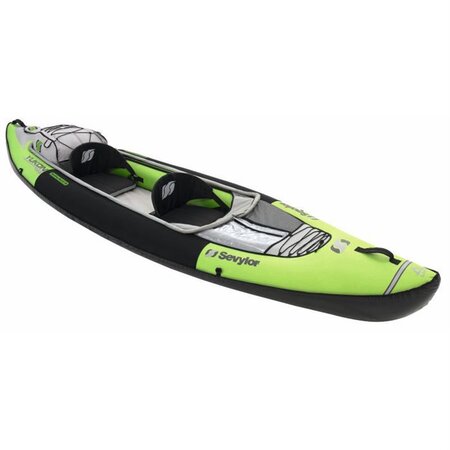 SEVYLOR Kayak de randonnée Yukon KCC 380 - 2 personnes vert avec sac