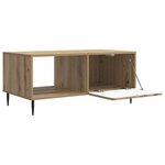 vidaXL Table basse Chêne artisanal 90 x 50 x 40 cm Bois d'ingénierie