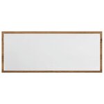 vidaXL Miroir de salle de bain à LED chêne artisanal bois d'ingénierie
