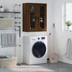 vidaXL Armoire murale chêne marron 69 5x34x90 cm