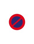 (PANNEAU D'INTERDICTION) Panneau d'interdiction - "stop"