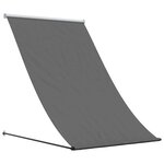 vidaXL Auvent rétractable anthracite 150x150 m tissu et acier