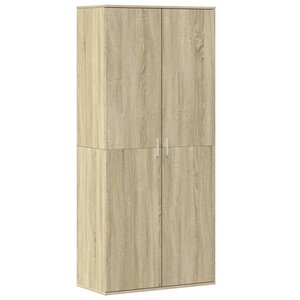 vidaXL Armoire à chaussures Chêne sonoma 80x39x178cm Bois d'ingénierie