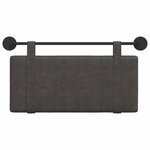 vidaXL Tête de lit suspendue Noir PU antique