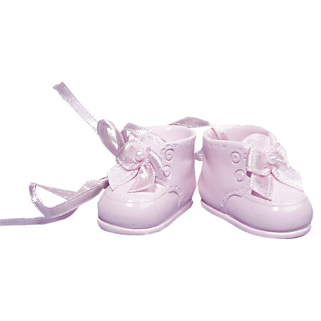 Chausson de bébé en polyrésine Rose 4 cm 1 paire