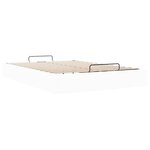 vidaXL Cadre de lit ottoman sans matelas blanc 140x200 cm similicuir
