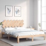 vidaXL Cadre de lit sans matelas 140x200 cm bois massif de pin