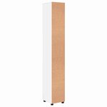 vidaXL Cabinet de salle de bain Blanc brillant 30 x 35 x 192 cm