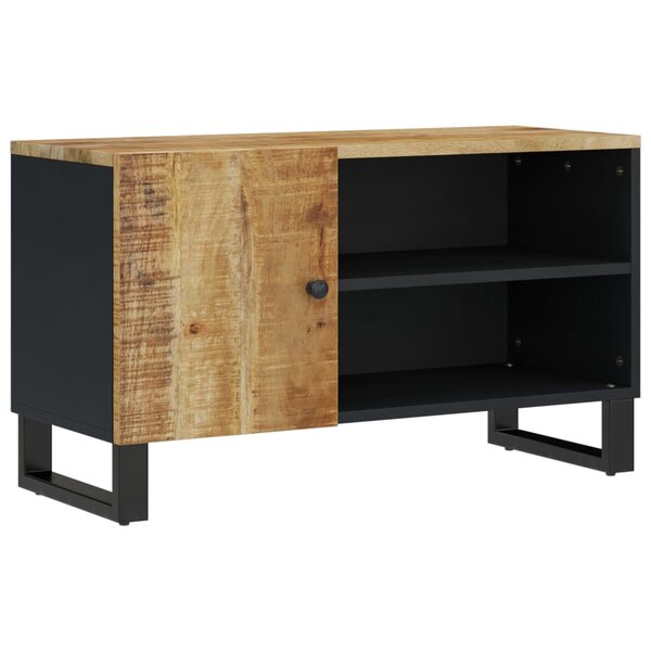vidaXL Meuble TV 80x33x46 cm bois de manguier et d'ingénierie