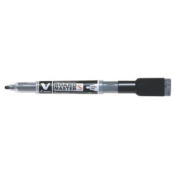 Marqueur Tableau Blanc avec Effacette Noir V-Board Master S 3 5 mm Pointe extra fine PILOT