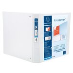 Classeur Pp Personnalisable Kreacover - 4 Anneaux En D 25mm - A4 Maxi - Blanc - X 10 - Exacompta