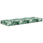 vidaXL Coussin de Siège d'Extérieur Feuilles Tropicales
