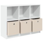 vidaXL Buffet Blanc 102 x 32 x 73 5 cm