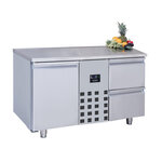 Table réfrigérée positive avec tiroirs à droite série 700 - 1 à 3 portes - combisteel - r290 - rvs aisi 20121300x700632pleine 2270x