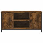 vidaXL Meuble TV Chêne fumé 100x40x50 cm Bois d'ingénierie