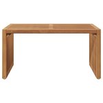 vidaXL Table d'appoint de jardin Marron 70 x 37.5 x 35.5 cm