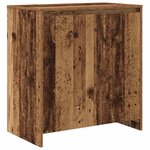 vidaXL Buffets 3 Pièces Bois ancien 70 x 41 x 75 cm Bois d'ingénierie