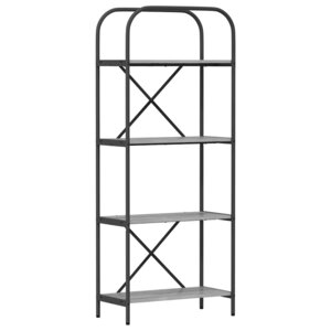 vidaXL Étagère Gris Sonoma 60 x 30 x 146 cm Bois d'ingénierie